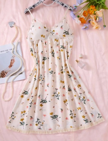 Rochie de noapte SHEIN, ecru