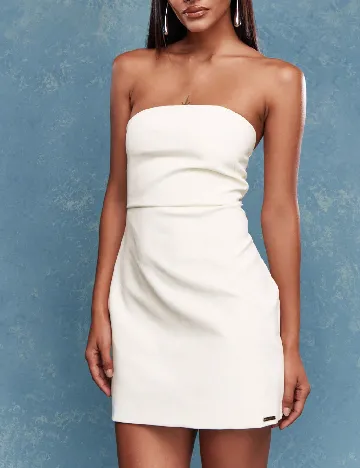 Rochie scurta Missguided, ecru