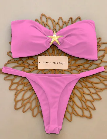 Costum de baie SHEIN, roz