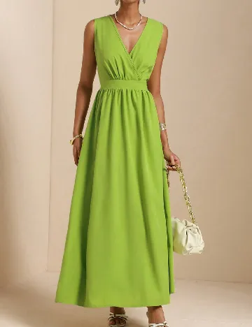 Rochie lunga SHEIN, verde