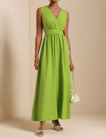 Rochie lunga SHEIN, verde