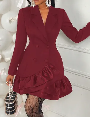 Rochie scurta SHEIN, visiniu