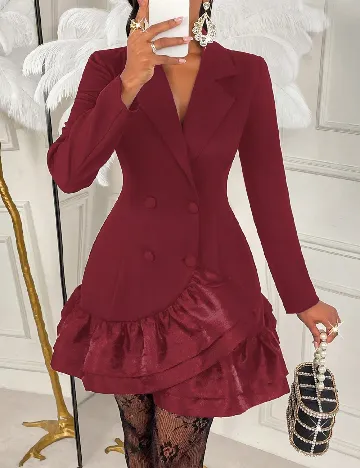 Rochie scurta SHEIN, visiniu