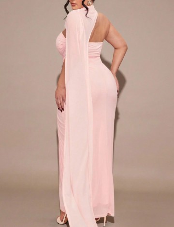 Rochie lunga SHEIN CURVE, roz