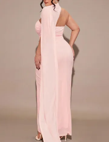 Rochie lunga SHEIN CURVE, roz