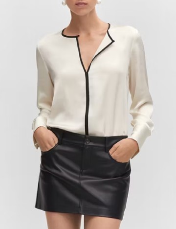 Bluza Mango, ecru