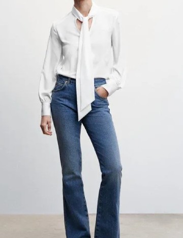 Bluza Mango, alb