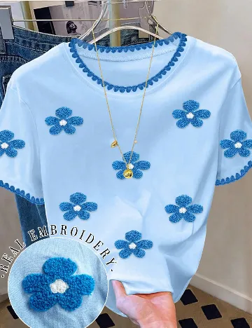 Tricou SHEIN, albastru