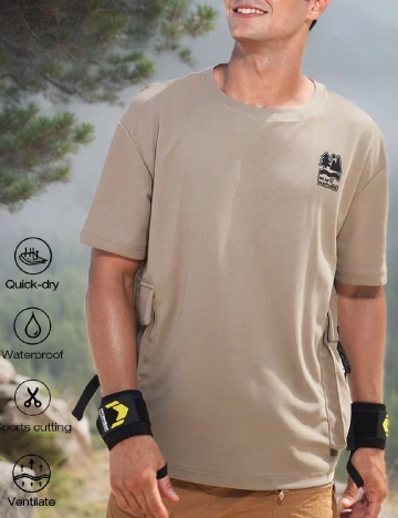 Tricou In My Nature, maro