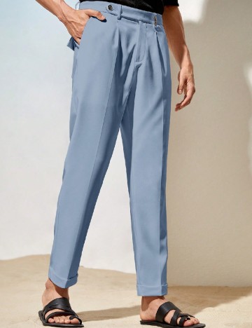 Pantaloni SHEIN, albastru