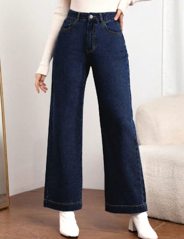 Blugi SHEIN CURVE, albastru