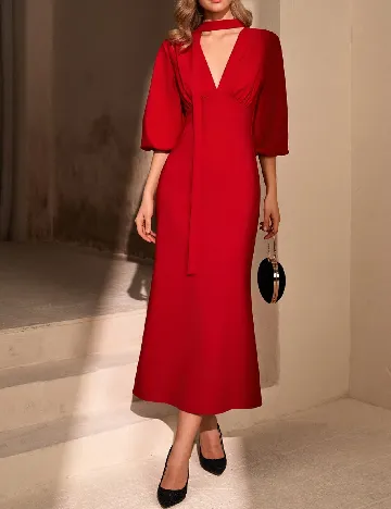 Rochie lunga SHEIN, rosu