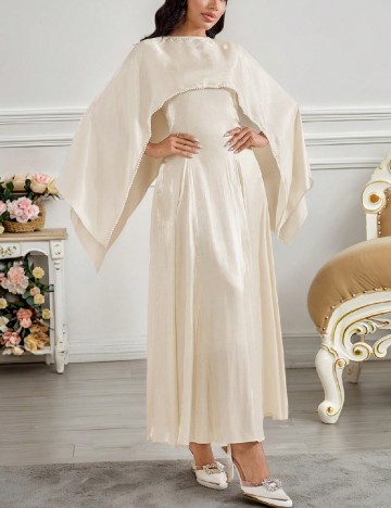 Rochie lunga SHEIN, crem