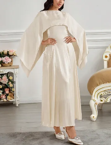 Rochie lunga SHEIN, crem