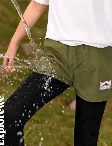 Pantaloni Shein Kids, verde