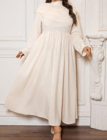 Rochie lunga SHEIN CURVE, crem