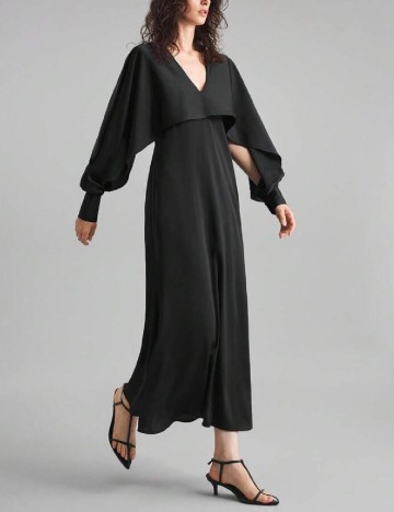 Rochie lunga Ontre, negru