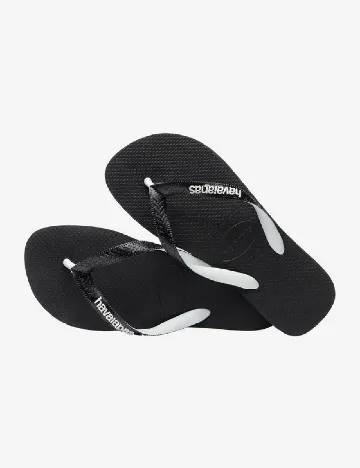 Slapi havaianas, negru