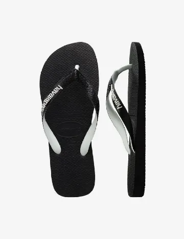 Slapi havaianas, negru