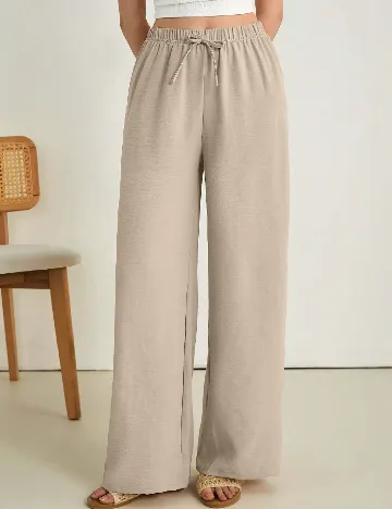 Pantaloni SHEIN, crem