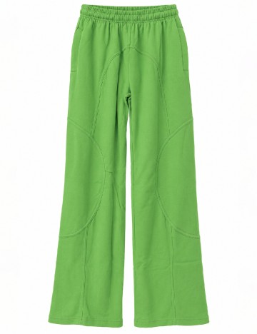 Pantaloni PrettyLittleThing, verde
