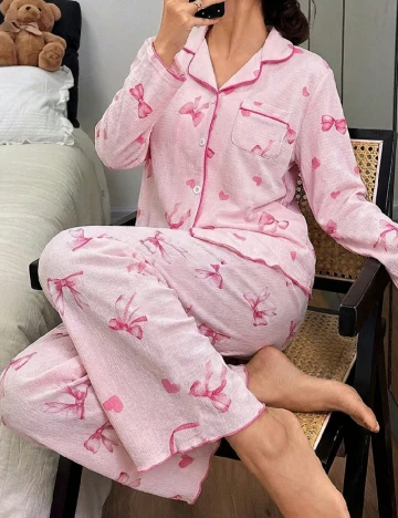 Pijama Shein Kids, roz