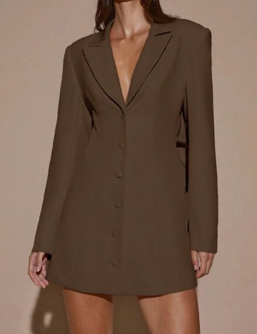 Rochie scurta SHEIN, maro