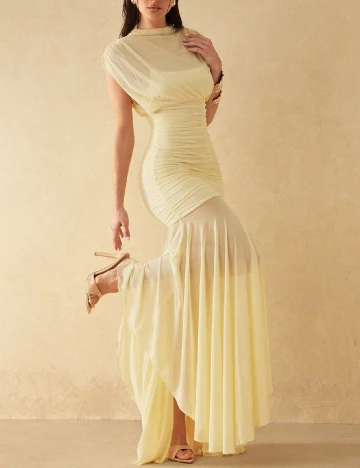 Rochie lunga SHEIN, galben