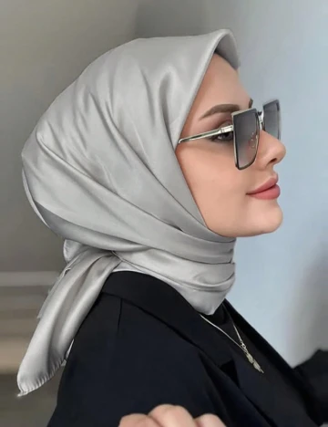 Esarfa SHEIN, gri deschis