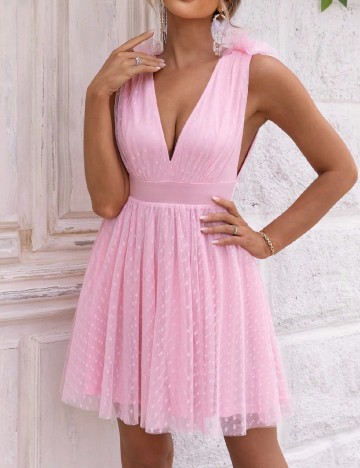 Rochie scurta SHEIN, roz