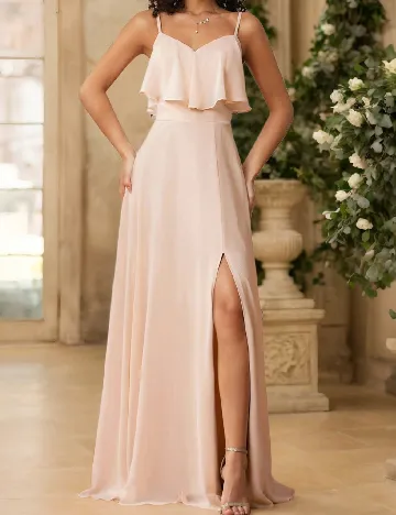 Rochie lunga Moevio, roz