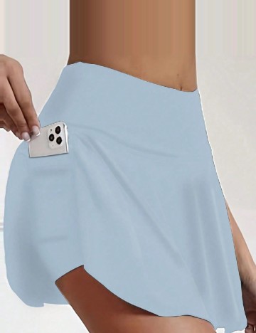 Fusta pantalon SHEIN, bleu