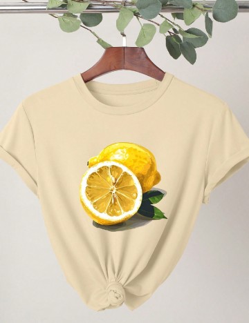 Tricou SHEIN, crem