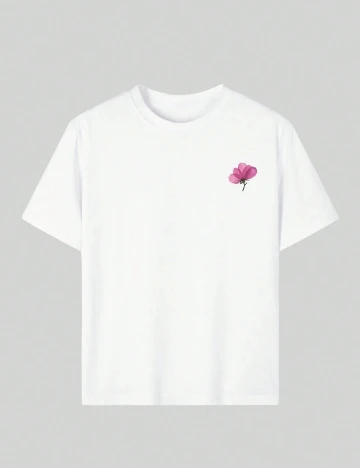 Tricou Shein Kids, alb