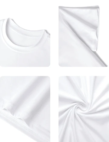 Tricou Shein Kids, alb