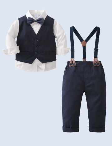 Compleu Shein Kids, bleumarin