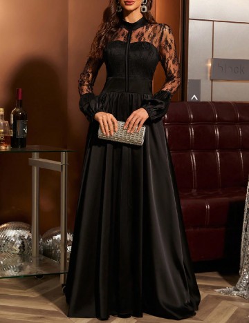 Rochie lunga SHEIN, negru