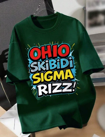 Tricou Shein Kids, verde