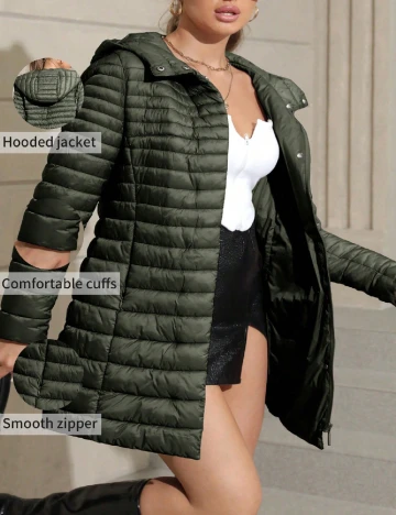 Geaca Giolshon, verde