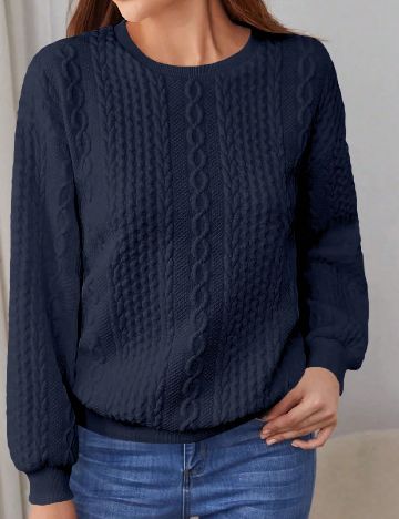 Bluza SHEIN CURVE, bleumarin