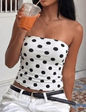 Top SHEIN, alb