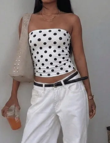 Top SHEIN, alb