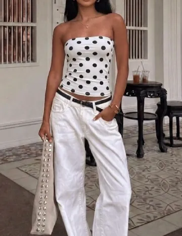 Top SHEIN, alb
