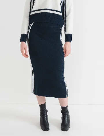 Fusta Pepe Jeans, bleumarin
