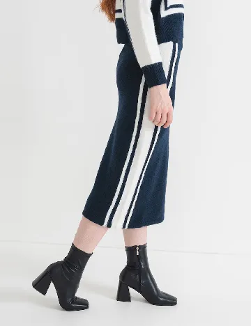 Fusta Pepe Jeans, bleumarin