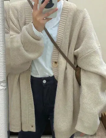 Cardigan SHEIN, bej