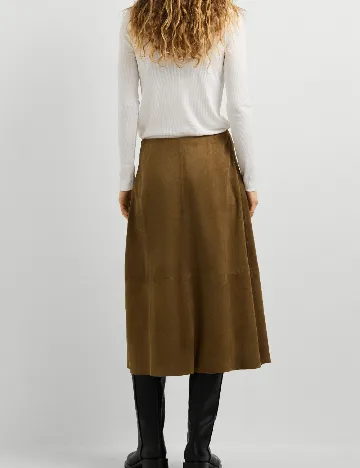 Fusta Pepe Jeans, maro