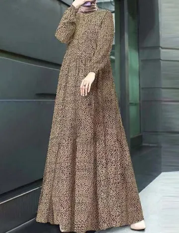 Rochie lunga SHEIN, animal print