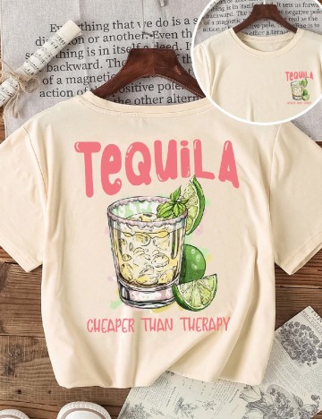 Tricou SHEIN, crem