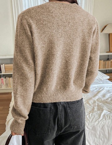 Cardigan SHEIN, maro